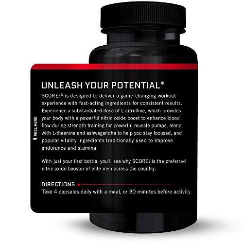 FORCE FACTOR Score!, 2-Pack, Nitric Oxide Supplement for Men, Nitric Oxide Booster Force Factor uk supplements