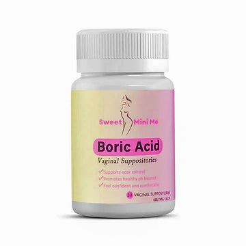 Sweet Mini Me 600mg Boric Acid Suppositories – Natural Vaginal Health Support for Women – pH Balance, Odor & Itch Relief – 30 Count Capsules Generic uk supplements