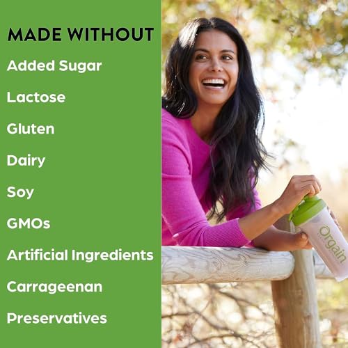 Orgain Organic Vegan Meal Replacement Protein Powder, Vanilla Bean - 20g Plant Based Orgain uk supplements