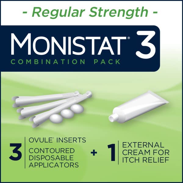 Monistat 3 Vaginal Antifungal Combination Pack - 3 Each, Pack of 2 Monistat uk supplements
