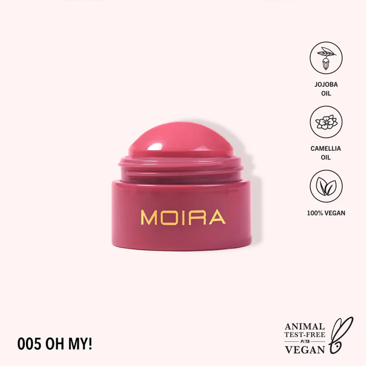 Soft Blush Balm (005, Oh, my!) Moira uk supplements