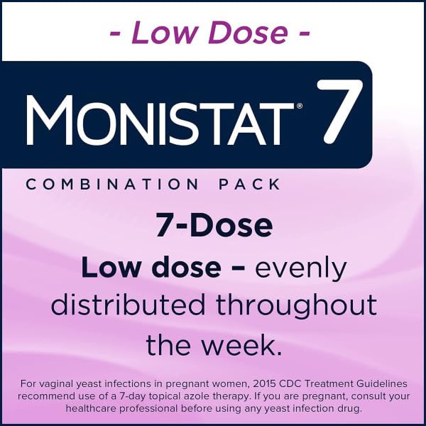 Monistat 7 Vaginal Cream with Tube Plus 7 Disposable Applicators, Anti-Fungal, For Most Vaginal Yeast Monistat uk supplements