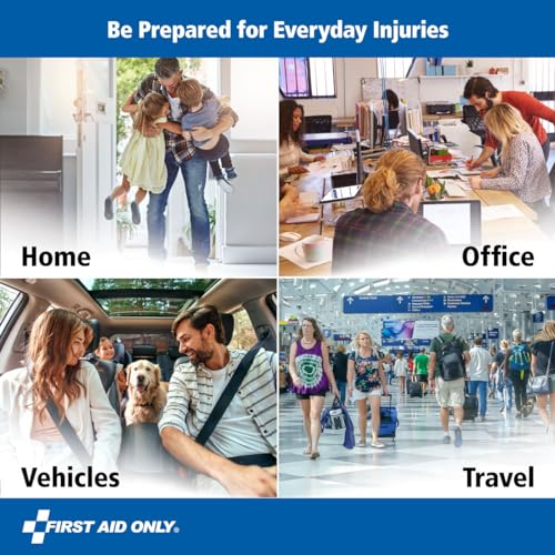 First Aid Only 442 All-Purpose Emergency First Aid Kit for Home, Work, and Travel First Aid Only uk supplements