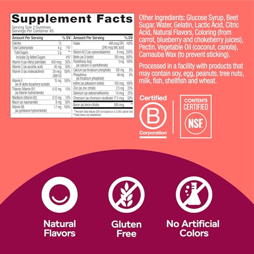 OLLY Women's Multivitamin Gummy, Overall Health and Immune Support OLLY uk supplements