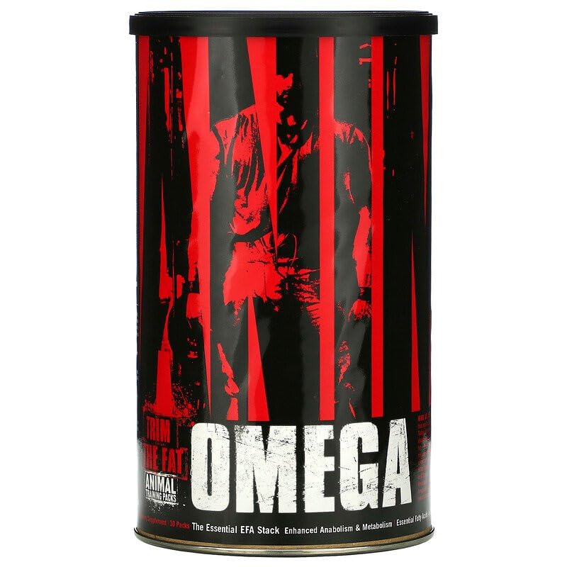 Animal Omega – Omega 3 & 6 Supplement – Fish Oil, Flaxseed Oil, Salmon Oil, Cod Liver Animal uk supplements