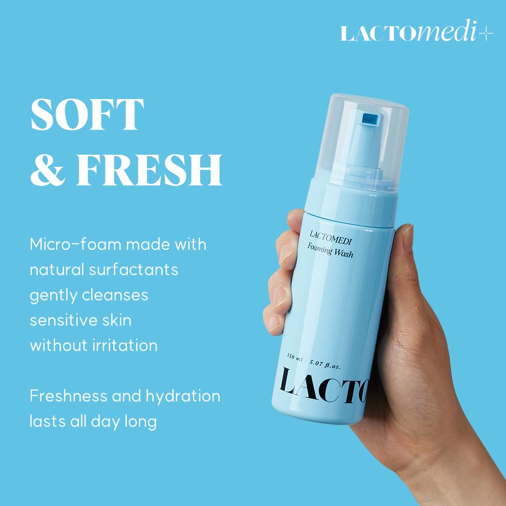 LACTOMEDI Feminine Foaming Wash | Gentle Foam Cleanser for Intimate Hygiene | pH-Balanced Formula LACTOMEDI uk supplements
