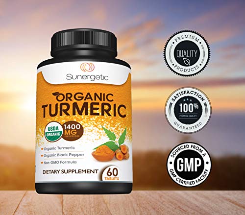 USDA Certified Organic Turmeric Supplement – Includes Organic Turmeric & Organic Black Sunergetic uk supplements