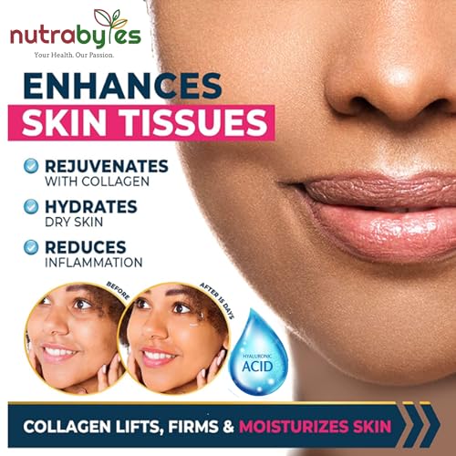 High Strength Marine Collagen with Hyaluronic Acid, Retinol and Vitamin C NUTRABYTES uk supplements
