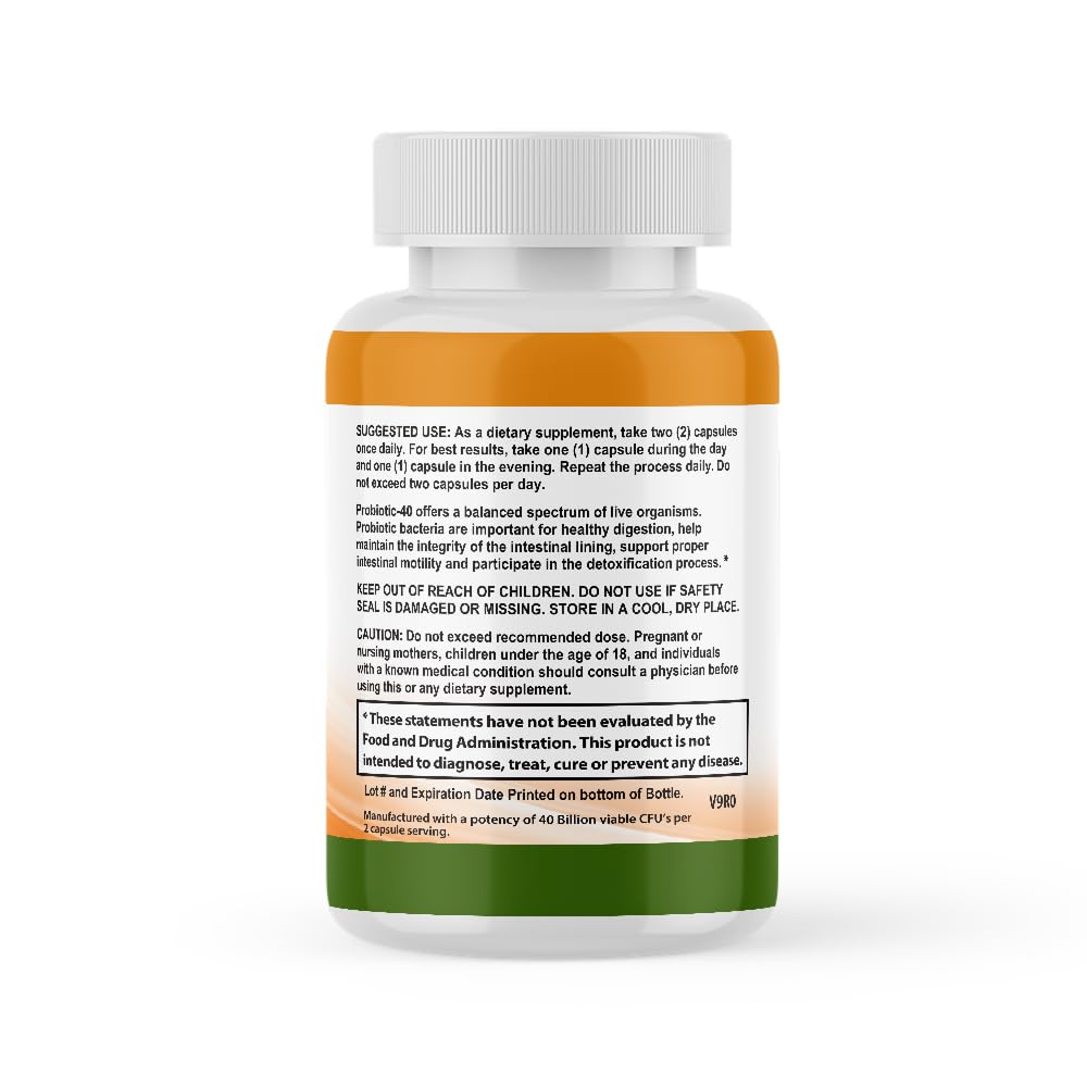 CALMING BLENDS Probiotic, 40 Billion CFU, Bi-Pass Delivery System for Maximum Effectiveness, Shelf Stable, 60 Vegetable Capsules CALMING BLENDS uk supplements
