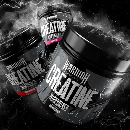 Warrior Creatine Monohydrate Powder – 300g – Micronised for Easy Mixing Warrior uk supplements