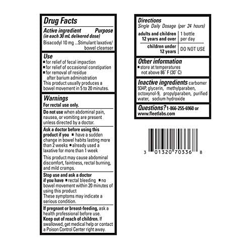 Fleet Laxative Bisacodyl Enema for Adult Constipation, 1.25 Fl Oz Fleet uk supplements
