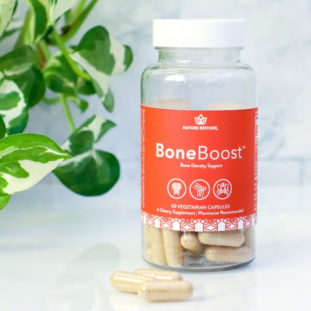 Nature Restore BoneBoost, Natural Bone Health Supplement, 60 Capsules, Manufactured in USA, Non GMO, Gluten Free Nature Restore uk supplements