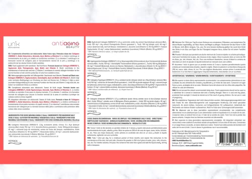 Unik Antiaging Beauty | Hydrolysed Collagen VERISOL (5 Clinical Studies) with Hyaluronic Acid UN 1K HEALTH & NUTRITION uk supplements