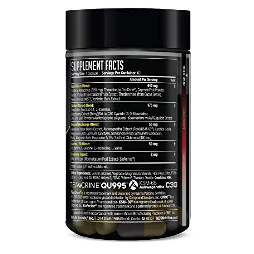 LIPORUSH NDS Nutrition XT - Concentrated Thermogenic with L-Carnitine & Teacrine LIPORUSH uk supplements