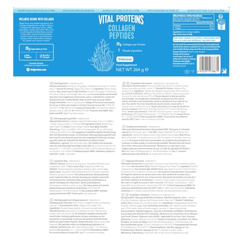 Vital Proteins Collagen Peptides Powder Supplement (Type I, III), Unflavored Hydrolyzed Collagen-Hair, Skin, Nail VITAL PROTEINS uk supplements