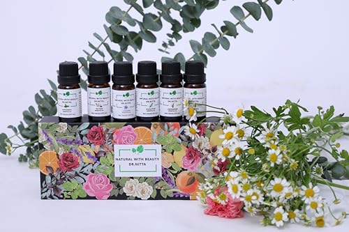 Essential Oils Set 100% Pure Natural DR.NITTA Top 6 Oils for Massage,Diffusers,Humidifier DR.NITTA uk supplements