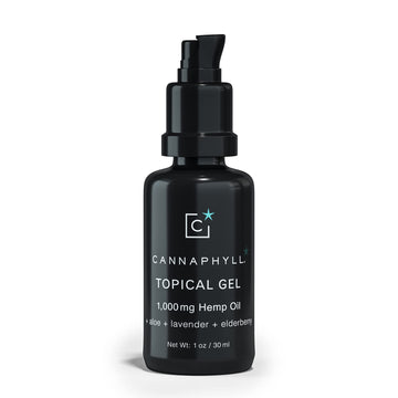CANNAPHYLL Topical Organic Natural Hemp Gel (1 oz) for Skin, Back, Shoulder, Muscle, Nerves, and Joints, Tattoo Aftercare Made with Lavender, Neroli, Marjoram, and Cedarwood Cannaphyll uk supplements