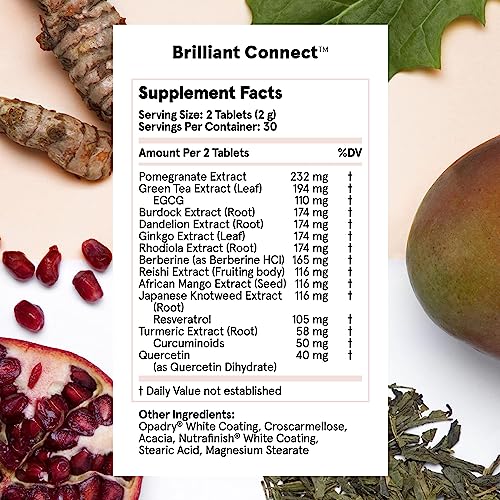 Brilliant Connect Period Health Supplement – Promotes Relief from Cramps, Fatigue Feel Brilliant uk supplements