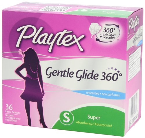 Playtex Simply Gentle Glide Unscented Tampons, Super Absorbency, 36 Count (Pack of 1) PLAYTEX uk supplements