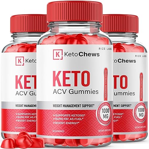 (3 Pack) Keto Chews Gummies - Keto Chews ACV Gummies for Weight Loss 525 MG rize labs uk supplements