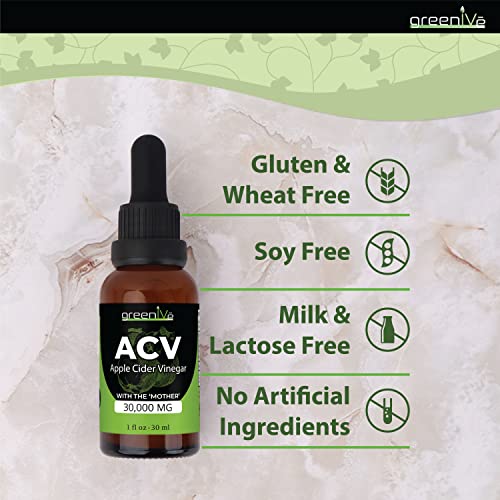 GreenIVe ACV Drops Apple Cider Vinegar Tincture with The Mother Weight Management GreenIVe uk supplements