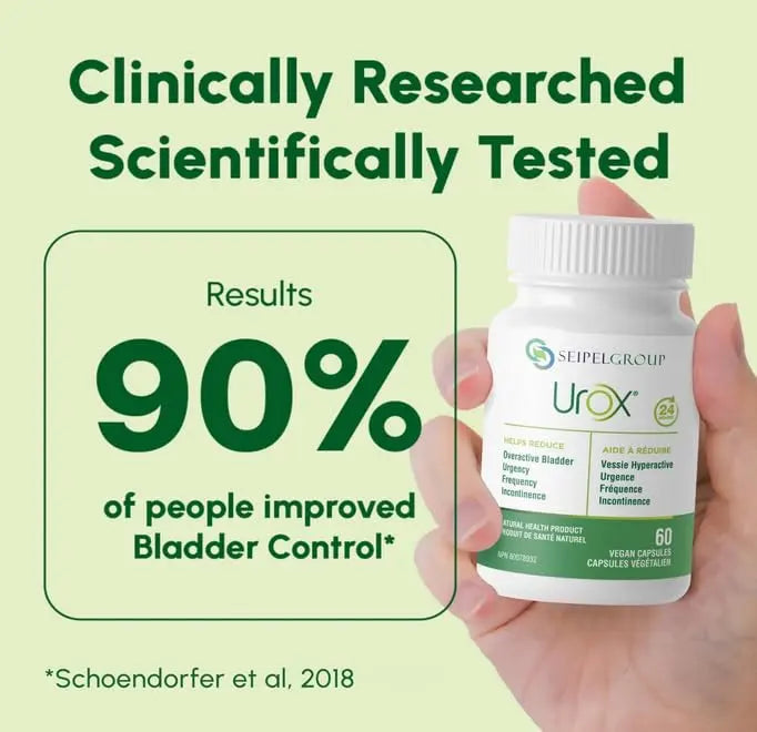 UROX Bladder Control, Safe and Effective Bladder Support Supplement for Men & Women, Helps Reduce Urinary Leakage, Frequency, Urgency, 180 Vegetarian Capsules UROX uk supplements