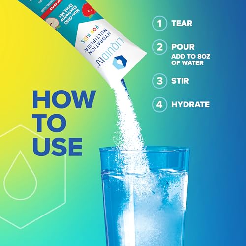 Liquid I.V. Hydration Multiplier Kids - Crisp Apple - Hydration Powder Packets | Electrolyte Liquid I.V. uk supplements