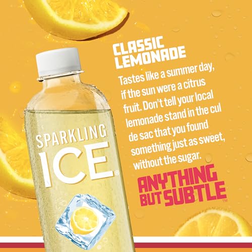 Sparkling Ice, Classic Lemonade Sparkling Water, Zero Sugar Flavored Water Sparkling ICE uk supplements