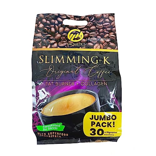 Jumbo Pack MK Slimming-K Coffee with Collagen, 30 Sachets Madam Kilay uk supplements