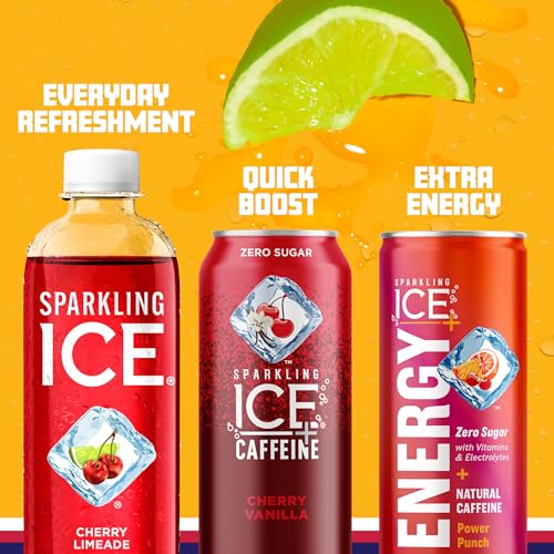 Sparkling Ice, Cherry Limeade Sparkling Water, Zero Sugar Flavored Water, with Vitamins Sparkling ICE uk supplements