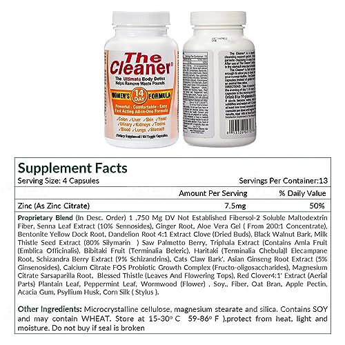 Century Systems The Cleaner Detox, Powerful 14-Day Complete Internal Cleansing Formula Century Systems uk supplements