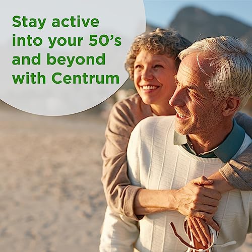 Centrum Silver Multivitamin for Adults 50 Plus, Multivitamin/Multimineral Supplement, Vitamin D3, B-Vitamins, Gluten Free Centrum uk supplements