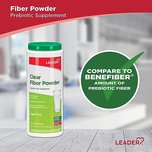 Leader Prebiotic Fiber Supplement Powder for Digestive Health, 100% Natural Daily Fiber Leader uk supplements