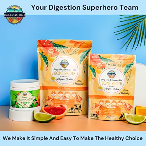 Organic Celery Juice Powder (40 Servings) Supports Gut Health, Detox Juice Cleanse Paradise Naturals, Purest Ingredients from the Source uk supplements
