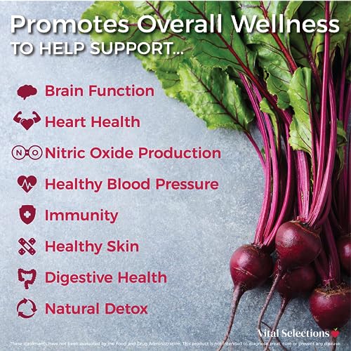 Vital Selections 100% Organic Beet Root Juice Powder, Highest Purity and Potency Vital Selections uk supplements