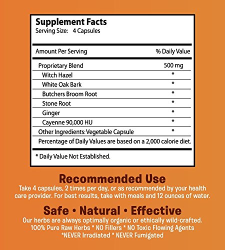 Hemroid Harry's Herbal Remedy, 30 Day (240 Count) - Natural Treatment, Pills Hemroid Harry uk supplements