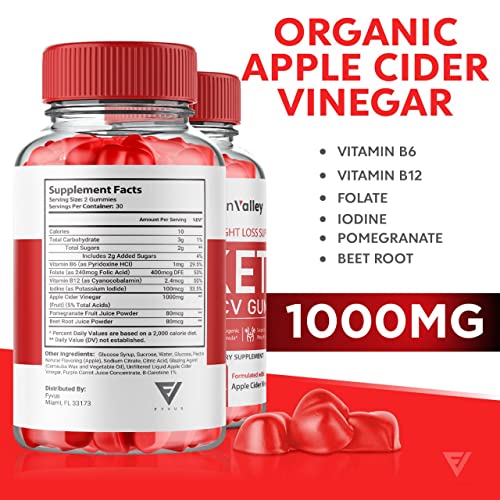 (2 Pack) Lean Valley Keto ACV Gummies Advanced Weight Loss Formula - Lean Valley Fyvus uk supplements