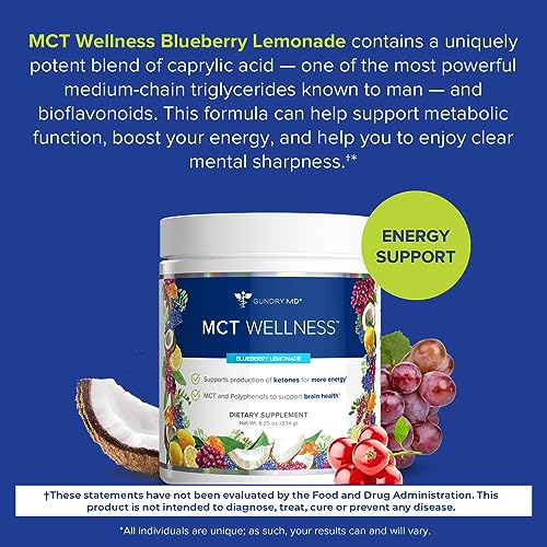 Gundry MD MCT Wellness Powder to Support Energy, Ketone Production and Brain Health Gundry MD uk supplements