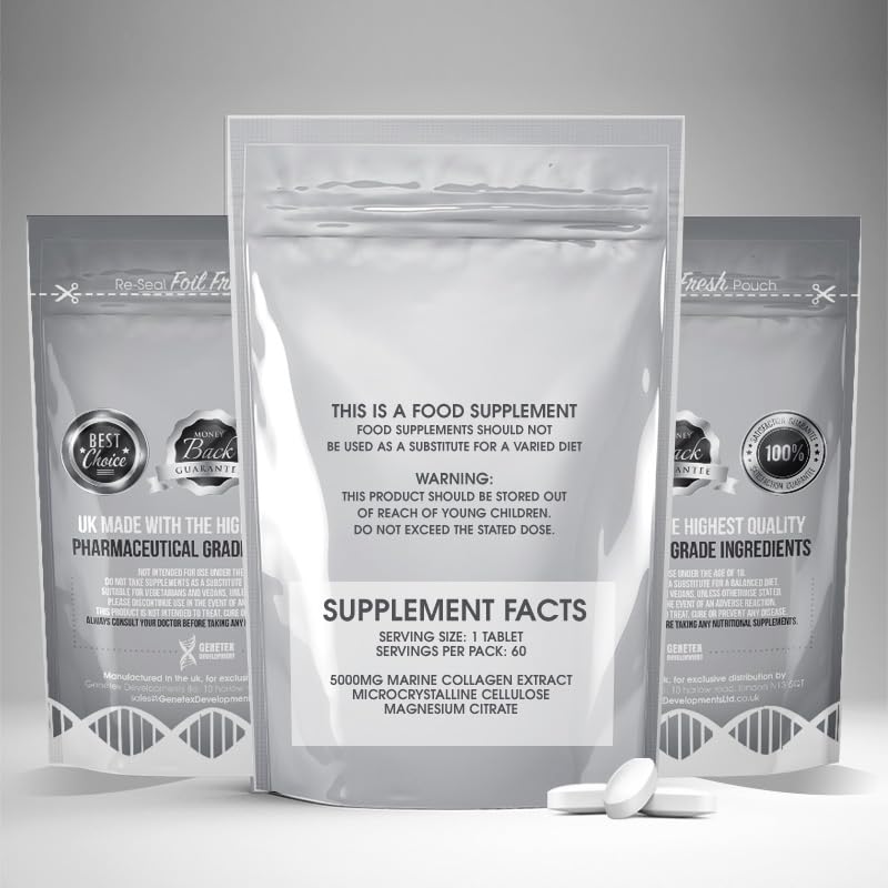 Marine Collagen Peptides Supplements for Men & Women - Collagen Pills My Store uk supplements