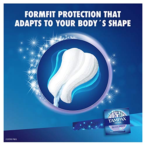 Tampax Pearl Plastic Tampons, Light Absorbency, Unscented, 36 Count (Pack of 2) (72 Total Count) Procter & Gamble uk supplements