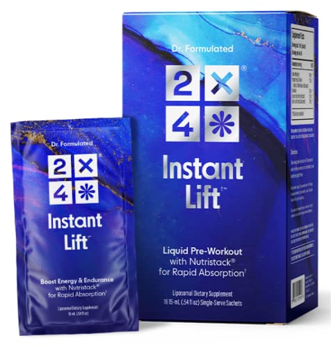 2X4 Instant Lift Pre-Workout, Non-GMO, Sugar Free, Dairy Free, Orange Burst, 16 Single 2X4 uk supplements