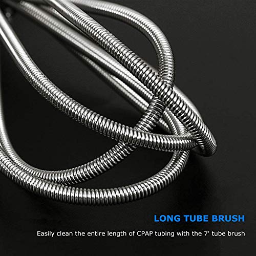 CPAP Tube Cleaning Brush-7 Feet Flexible + 7 Inches Handy Stainless Steel SUNMU uk supplements