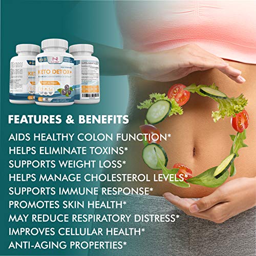 Advanced Keto Colon Cleanser & Detox for Weight Loss - Aids Healthy Colon Function Slim Heat uk supplements