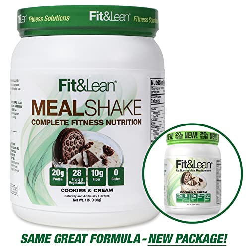 Fit & Lean Meal Shake, Fat Burning Meal Replacement, Meal Replacement with Protein Fit & Lean uk supplements