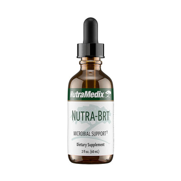 Nutramedix Nutra BRT - Liquid Herbal Supplement for Gut Health & Immune Support - Cumanda Bark & Houttuynia Leaf for Digestive Health - Immune System Booster Supplement (60mL) NutraMedix uk supplements