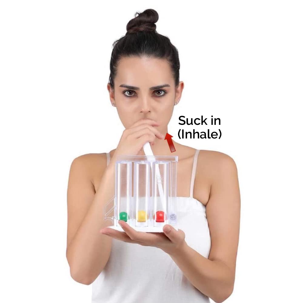 HealthAndYoga(TM) Deep Breathing Exerciser - Breath Exercise Measure SoulGenie uk supplements