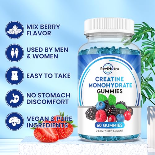 Creatine Monohydrate Gummies for Men & Women, Chewables Creatine Monohydrate My Store uk supplements