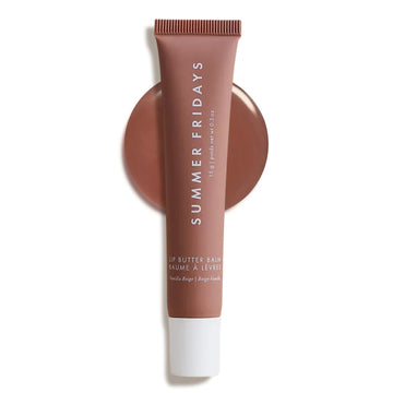 Summer Fridays Tinted Lip Butter Balm - Conditioning Vegan Lip Balm for Instant Moisture, Shine & Hydration - Sheer-Tinted, Soothing Skincare - Vanilla Beige (.5 Oz) Summer Fridays uk supplements