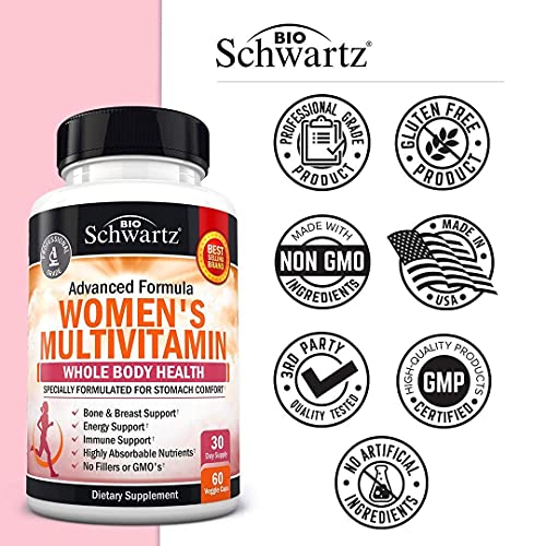 Multivitamin for Women with Vitamin D3 - Multivitamins for Bone Breast Skin Joint BioSchwartz uk supplements